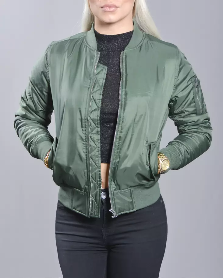 Urban Classics Ladies Basic Bomber Jkt - Ladies Jackets - TB807 - 1