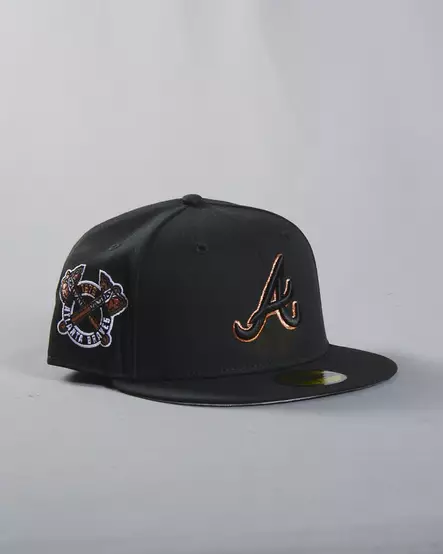 New Era 59FIFTY Atlanta Braves Copper Fitted Bronx Store Exclusive - Black - Caps - 71070548 - 1