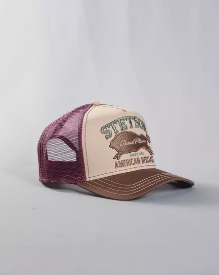 Stetson Great Plains Trucker Cap - Caps - 7751152-68 - 1