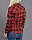 Ladies Checked Flanell Shirt - Ladies Collar Shirts - TB388 - 2