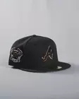 New Era 59FIFTY Atlanta Braves Copper Fitted Bronx Store Exclusive - Black - Caps - 71070548 - 1