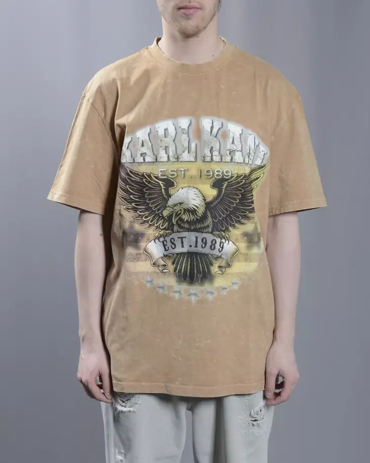 Karl Kani Signature washed Eagle Tee - Mens t-shirts - 6069138 - 1