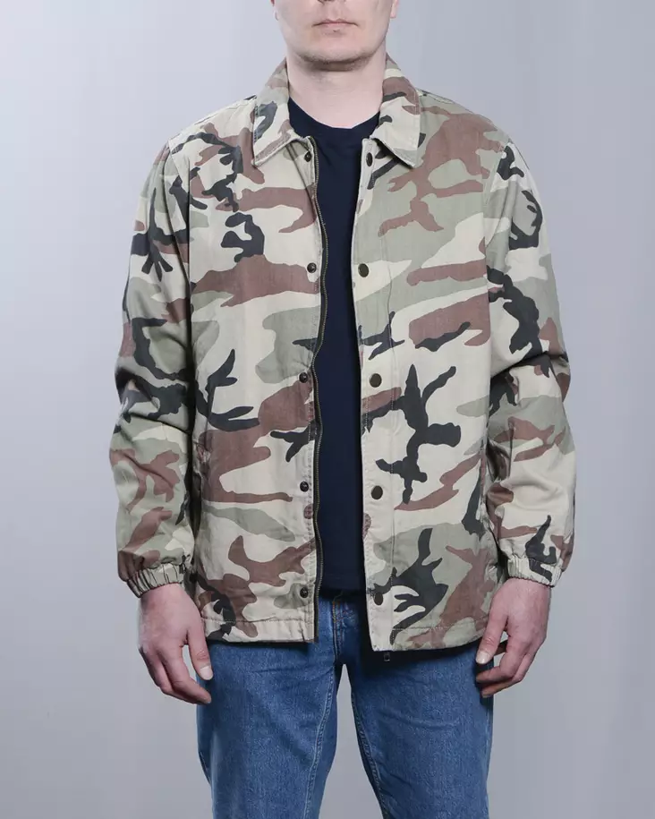 UC Camo Cotton Coach Jacket - Mens Jackets - TB2418 - 1