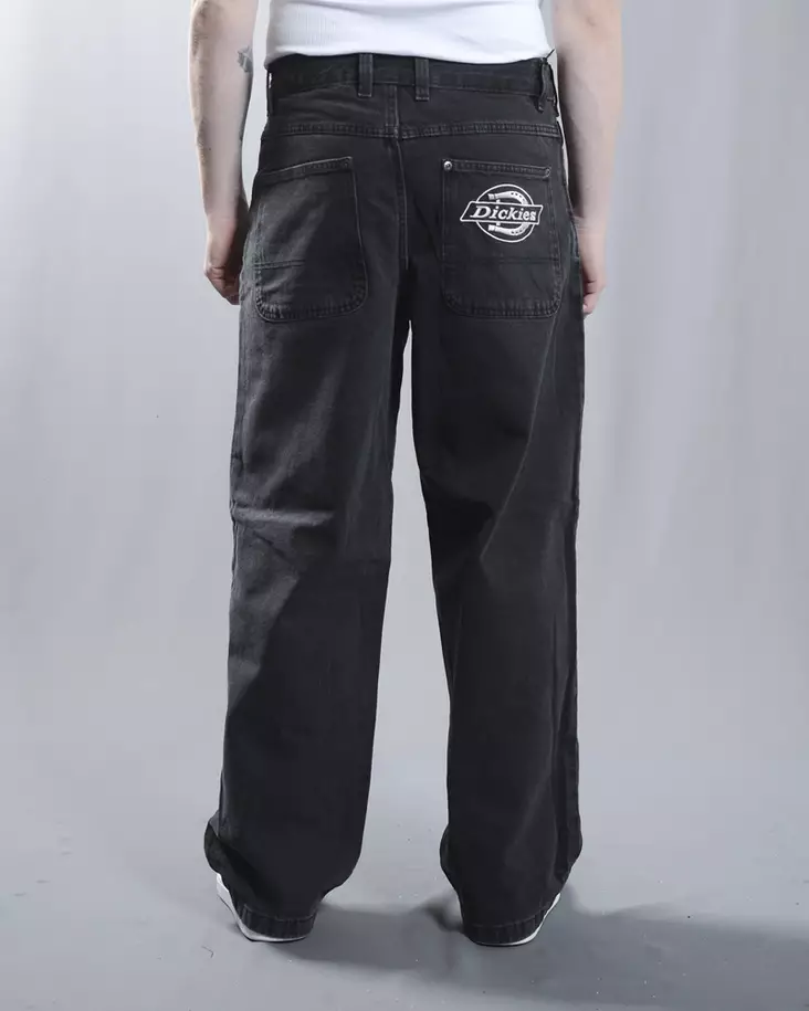 DICKIES HILHAM Black wash Farkut - Miesten Farkut - DK0A87NK-J79 - 1