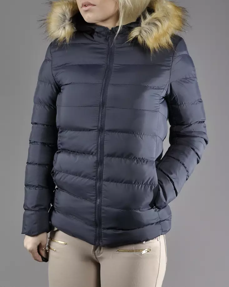 Urban Classics Ladies Hooded Fur Jkt - Naisten Takit - TB809 - 1