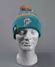 New Era Bobble Script Dolphins Beanie - Beanies - NE2022MD - 1