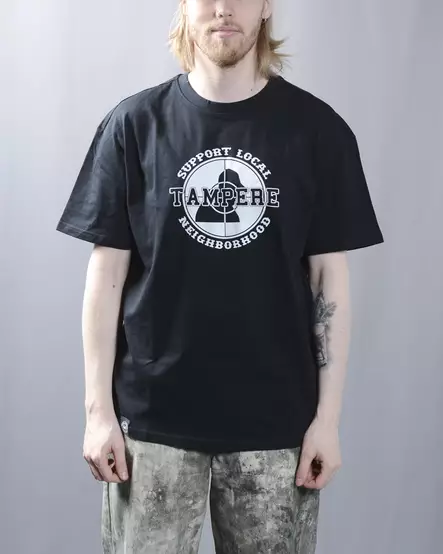 BC Tampere Loosefit musta t-paita - Miesten T-paidat - BC308-990-002TRE - 1