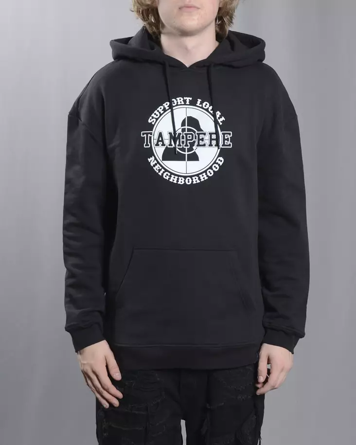 BC Tampere Oversize Musta Huppari - Miesten Hupparit - BCB006-990-002TRE - 1