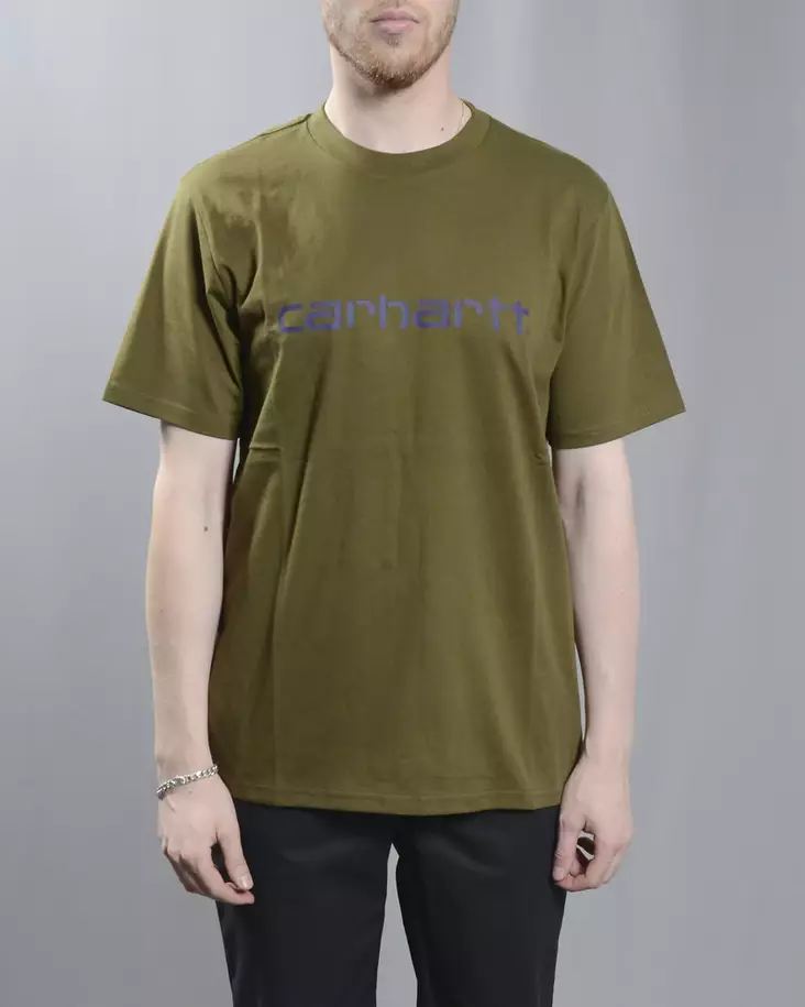 Carhartt WIP S/S Script T-paita - Miesten T-paidat - I031047.1TE - 1