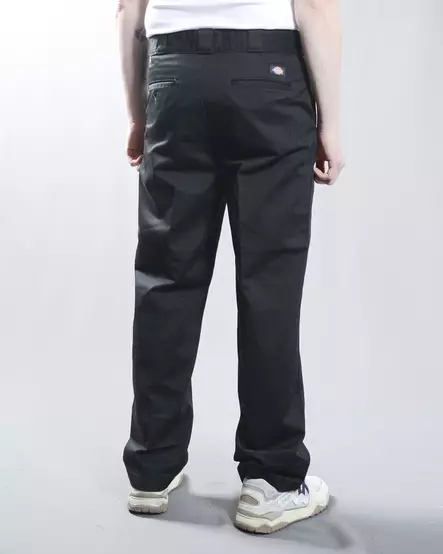 DICKIES Poly Cotton Work Pant -musta - Miesten Housut - DK0A89S5.BLK - 2