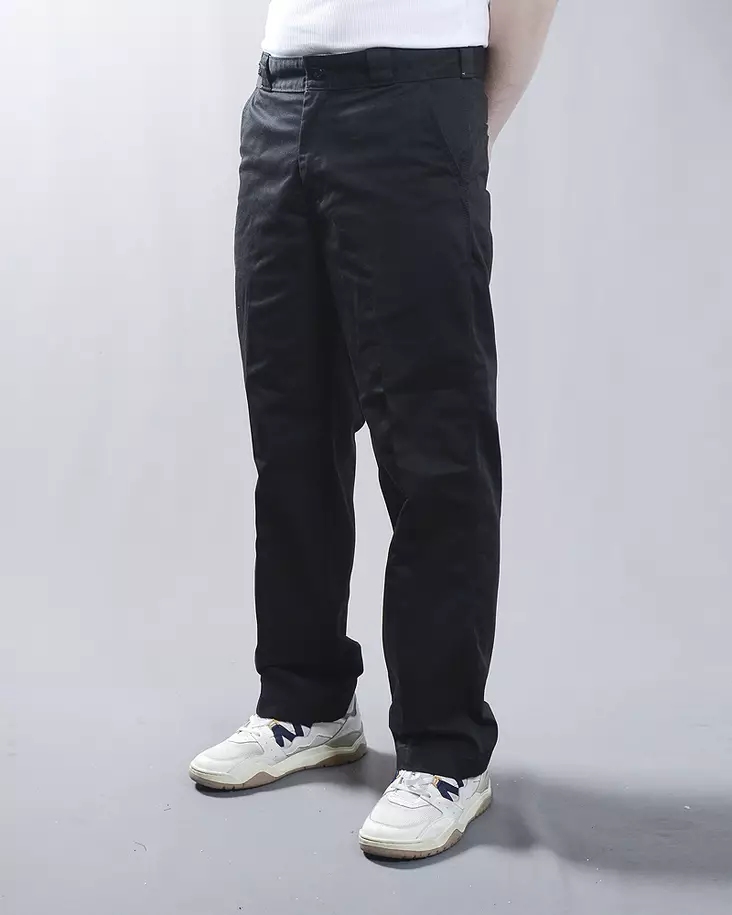 DICKIES Poly Cotton Work Pant -musta - Miesten Housut - DK0A89S5.BLK - 1
