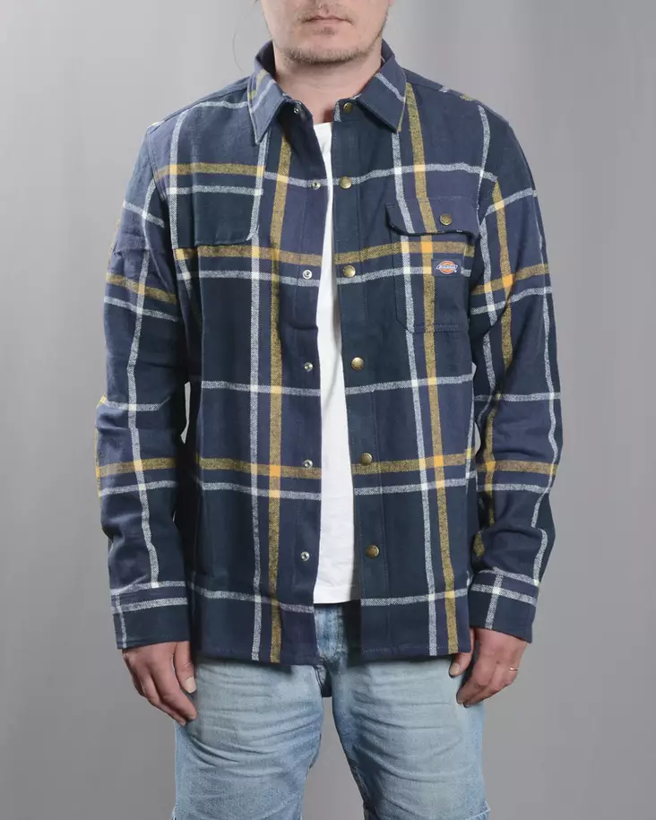Dickies Nimmons L/S Flannel - Mens Collar Shirts - DK0A4XGUNVO - 1