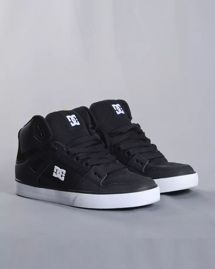 Dc Pure High-Top WC Sneaker Black - Shoes - ADYS400043-BLW - 1