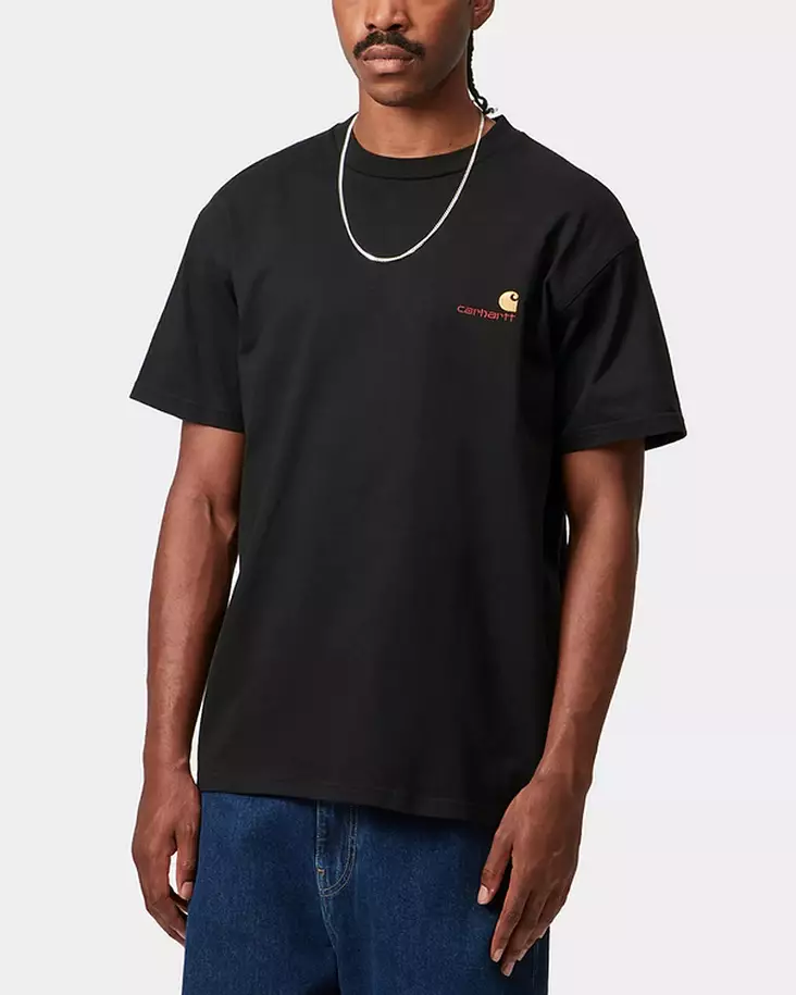 Carhartt WIP S/S American Script T-Paita - Miesten T-paidat - I029956.89XX - 1