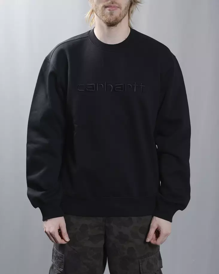 CARHARTT WIP Sweat collegepaita -Musta - Miesten Collegepaidat - I030546.00EXX - 1